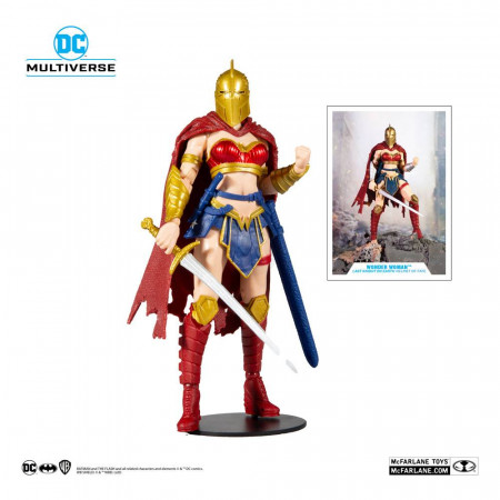 DC Multiverse akčná figúrka LKOE Wonder Woman with Helmet of Fate 18 cm - Poškodené balenie !